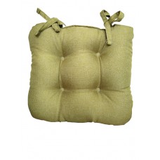 Le Chateau Linen-Look Olive Coloured Seat Pads